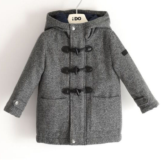 Cappotto bambino stile montgomery